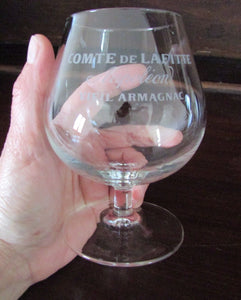 verres à armagnac Comte de Lafitte Napoléon